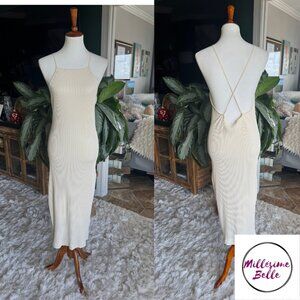 Zara Cream Maxi Dress